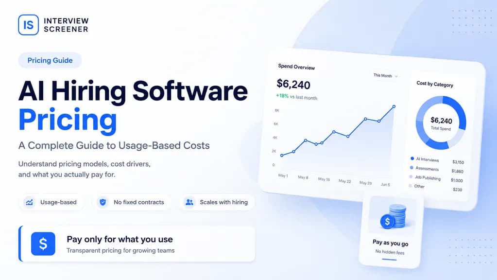 AI Hiring Software Pricing: A Complete Guide to Usage-Based Costs