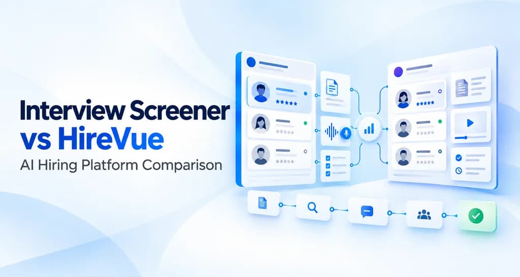 Interview Screener vs HireVue: Which AI Hiring Platform Is Right for You?