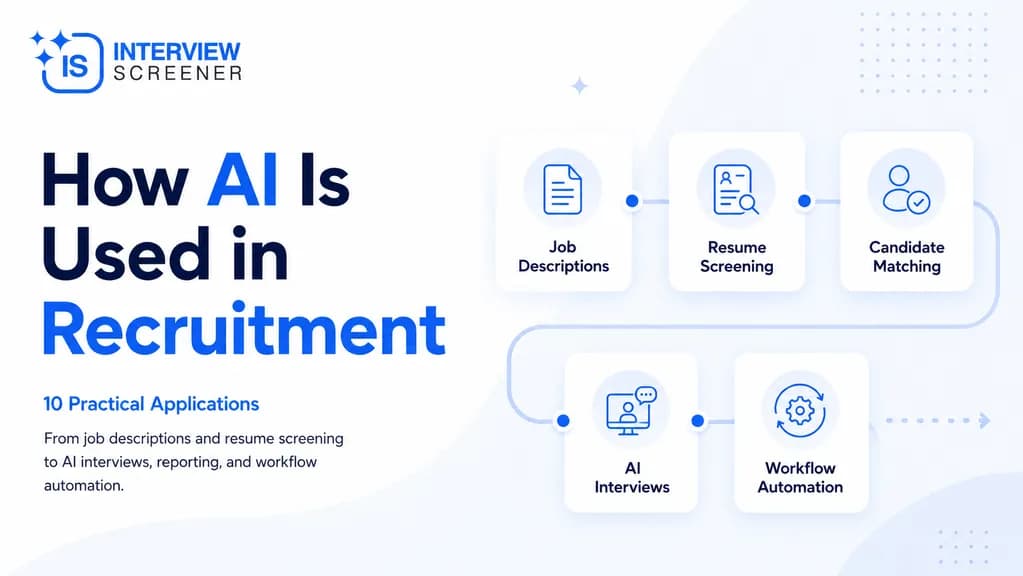 How Is AI Used in Recruitment? 10 Practical Applications